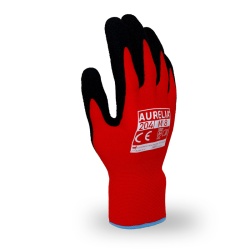 Aurelia 204 Red Sandy Nitrile Coated Engineers Gloves